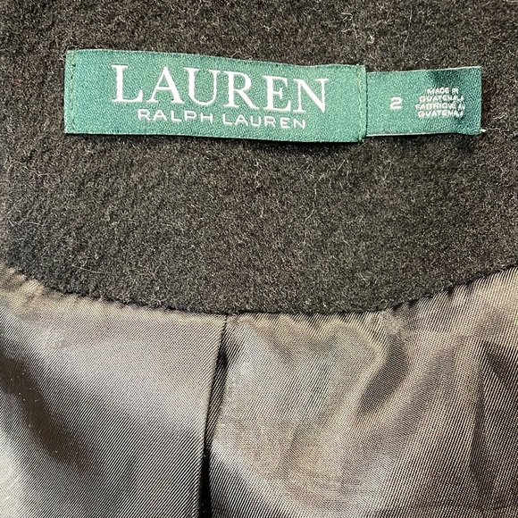 Lauren Ralph Lauren Wool Blend Shawl Collar Coat Women’s size 2 - Picture 5 of 6